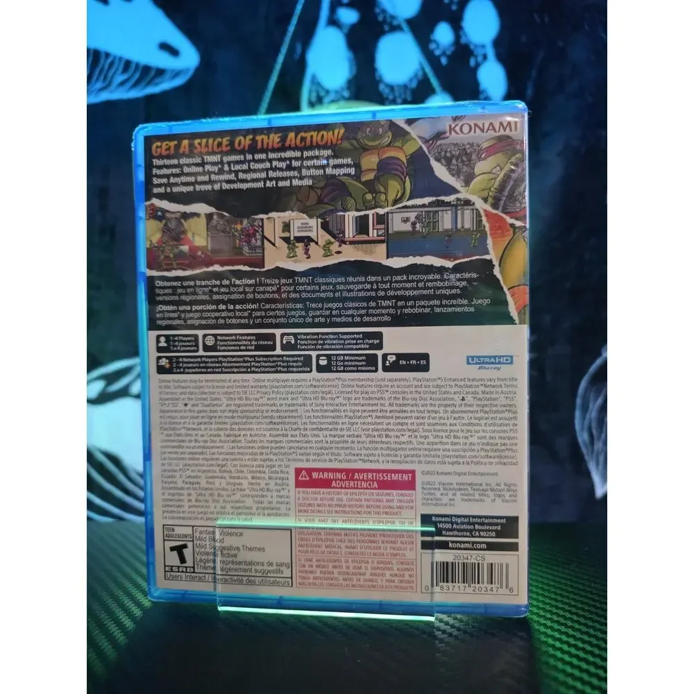 Sony PlayStation 5 Teenage Mutant Ninja Turtles: The Cowabunga Collection 2022